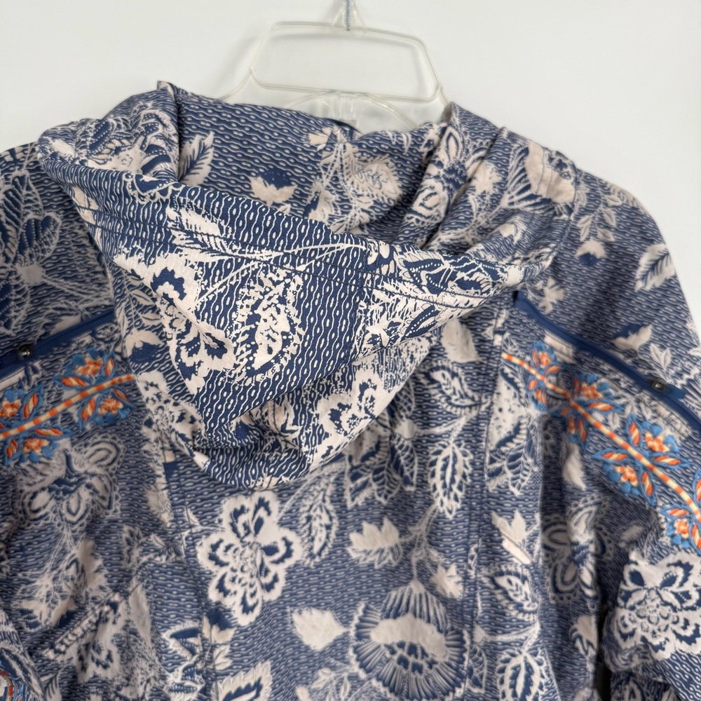 Free People Movement My Everything Purple Jacket Size Small Embroidered Floral - Picture 11 of 12